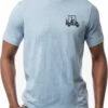 TravisMathew Men's Fall Tee Short Sleeve Golf T-Shirt For Men Heather Copen Blue -Deals Travis Wear Store unnamed file 939