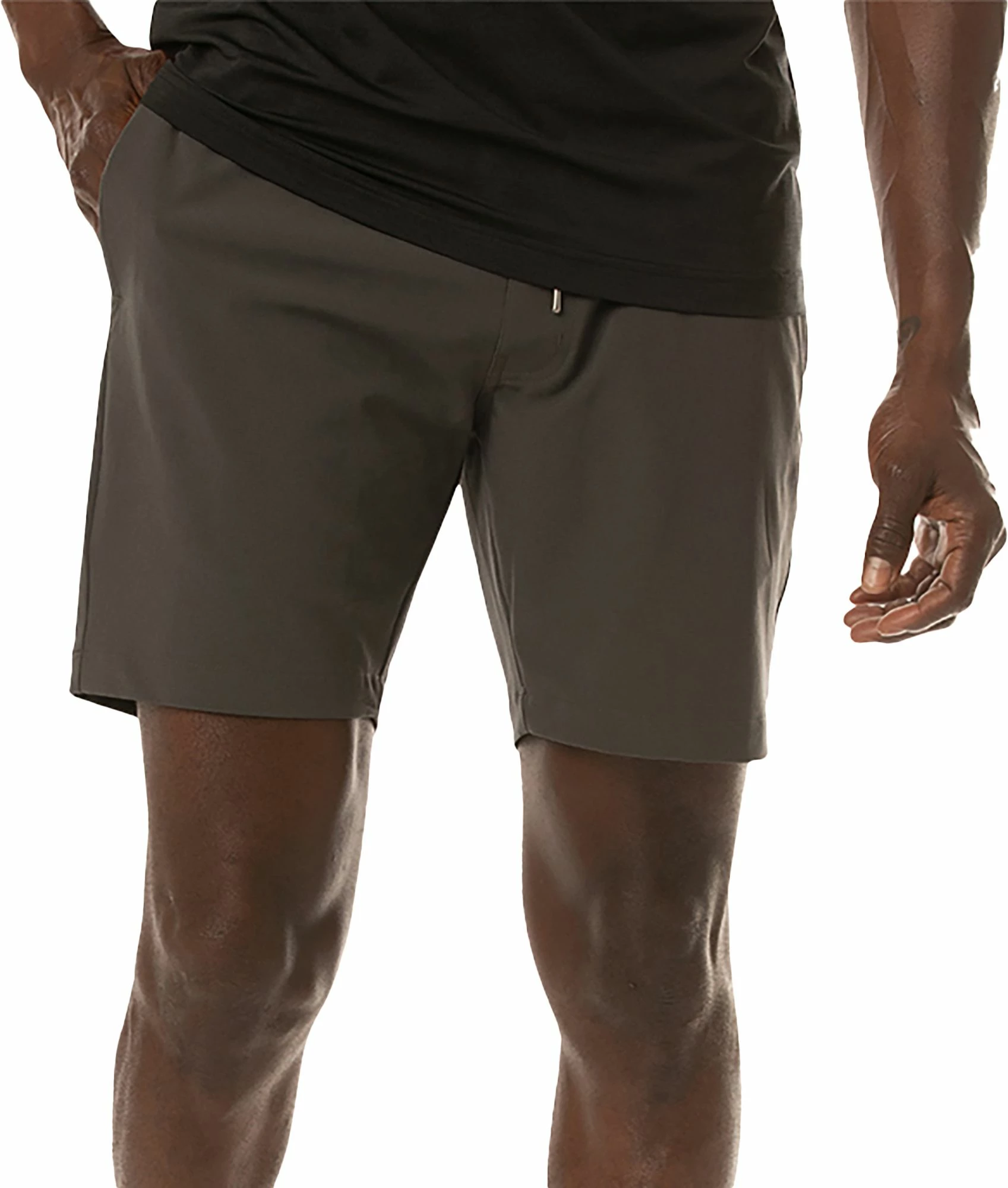 TravisMathew Men's Boarding Time 2.0 Golf Shorts For Men Grey Pinstripe 3 TravisMathew Men's Boarding Time 2.0 Golf Shorts For Men Grey Pinstripe