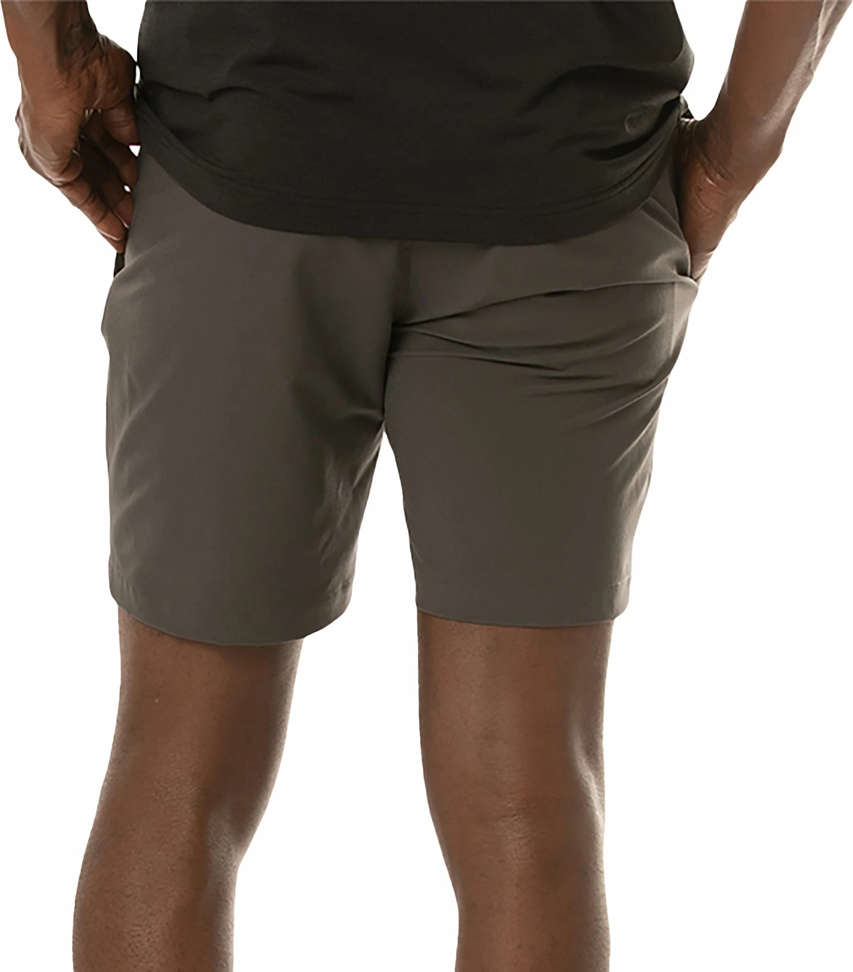 TravisMathew Men's Boarding Time 2.0 Golf Shorts For Men Grey Pinstripe 4 TravisMathew Men's Boarding Time 2.0 Golf Shorts For Men Grey Pinstripe - Image 2